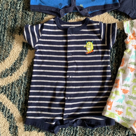Bundle lot 6 Carters rompers 3 months - Picture 5 of 7